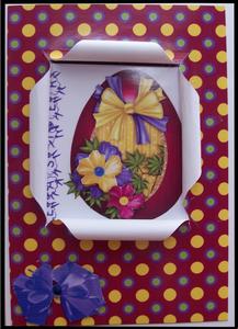 Open Front Spotted Easter Card