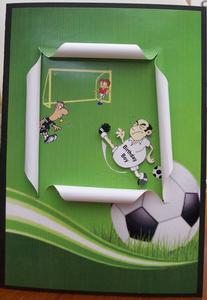 Open Front Football Card