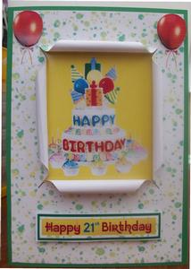 Open Front Birthday Card