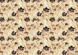 Cream & Black Floral Background