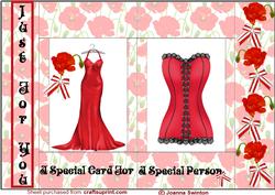 Double Box Poppy Card