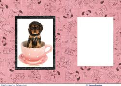 Pup in a Cup Card