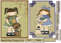 Birthday Girls Card Fronts