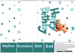 Birthday Bear Easel Card