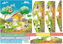 Big Eyed Animal Card