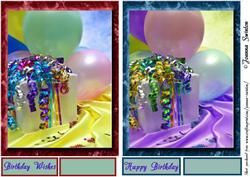 Birthday Balloon Quick Cards