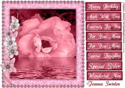 Rose on Water Topper