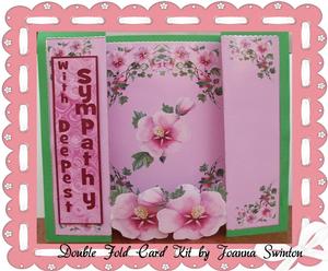 Double Fold Sympathy/birthday Kit