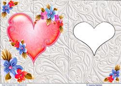 Foldback Flower Heart