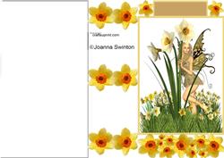 Special Hinges Fairy in Daffodils