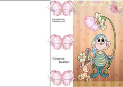 Special Hinges Elf with Flowers