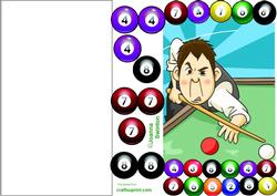 Special Hinges Snooker Player