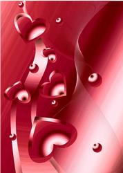 Metalic Heart Background
