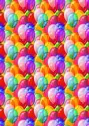 Birthday Balloons Portrait
