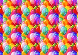 Birthday Balloons Landscape