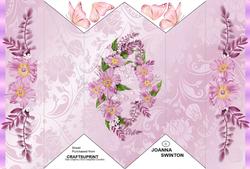 Large Diamond Pink Floral