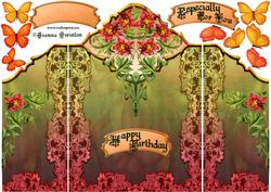 Fancy Gatefold Flowers and Lace