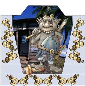 DIY Gremlin Stagger Card