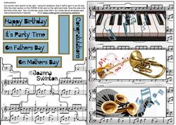 Envelope Card Music