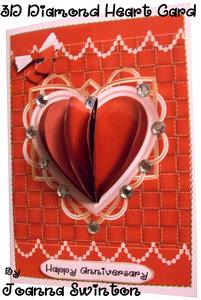 3D Diamond Love Card