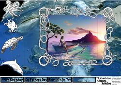 Pop Out Nautical Card