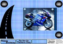 Pop Out Motor Bike