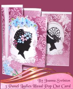 3 Panel Ladies Heads Card