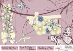 Pop Up Flowers & Butterflies