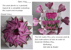 Floral Octogan Card with a Difference