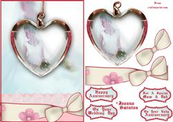 Bride in a Heart