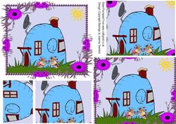 Snail Home with a Loving Couple