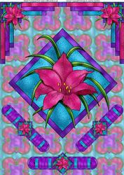 Stained Glass Lilly