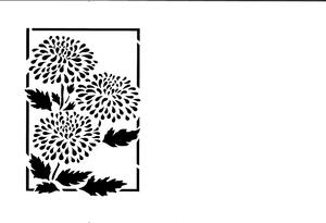 Foldback Flower Card Cameo