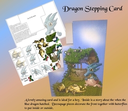 Stepping Card Dragons