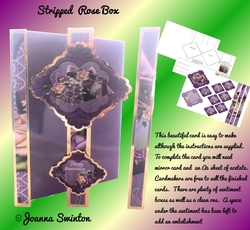 Striped Rose Box