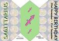Diamond Fold Zodiac Card - Sagittarius