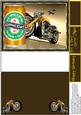 Birthday Beer & Motorbike Card