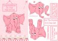Pink Elephant Baby Girl
