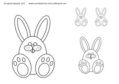 Bunny Assortment - Digital Stamps