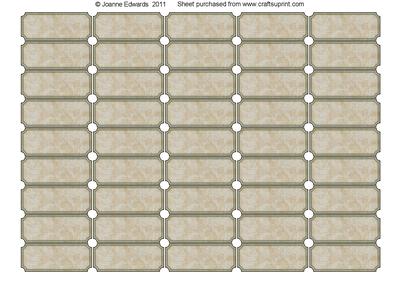 Blank Ticket Embellishments