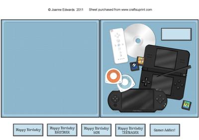 Game Addict - Quick Card