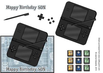 Happy Birthday Son - Handheld Console