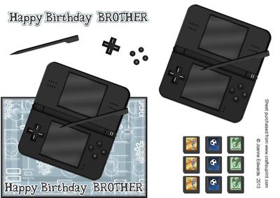 Happy Birthday Brother - Handheld Console