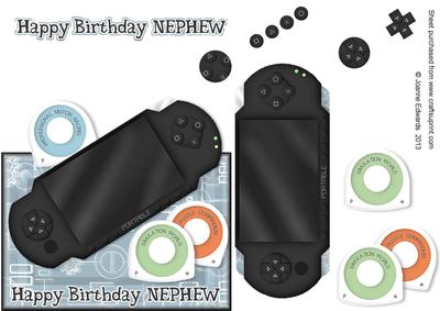 Happy Birthday Nephew - Portable Console