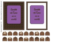Chocolate and Roses Fun Topper with Added Chocs!