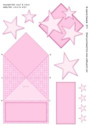 Pretty Pink Star Card