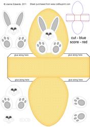 Easter Bunny Box - Yellow