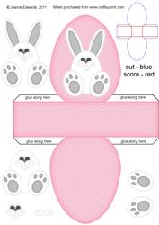 Easter Bunny Box - Pink