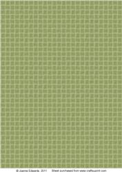 Paper Weave Background Sheet - Green
