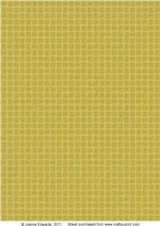 Paper Weave Background Sheet - Yellow